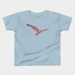 Pink Gull 2 - herring gull painting (no background) Kids T-Shirt